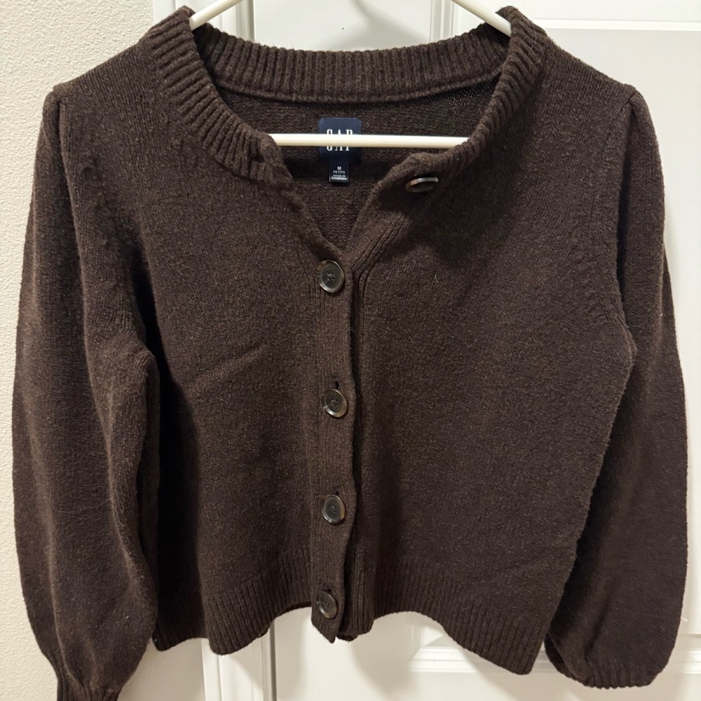 GAP Women's Chocolate Brown Cardigan